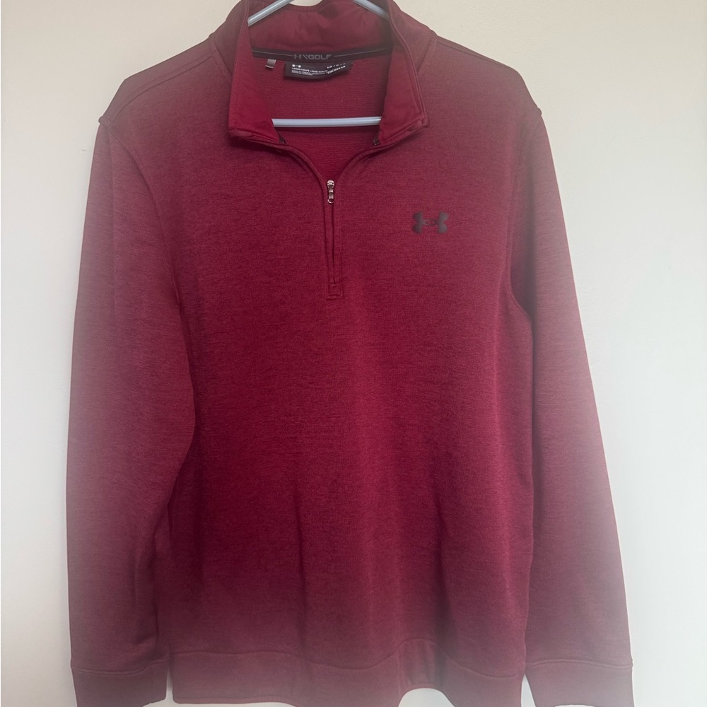 Under Armour Maroon Quarter-Zip Pullover